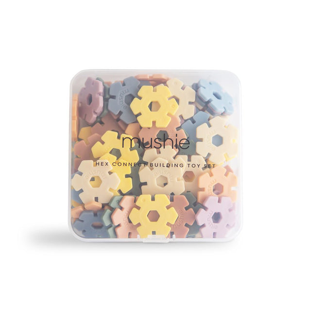 Mushie izglītojošo rotaļlietu krūzes tornis — retro krāsas (retro)