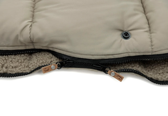 Jollein šiltas vokelis vežimėliui Puffed Olive Green, 110×52 cm