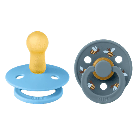 BIBS čiulptukų rinkinys 2 dydis (6 - 18 mėn.) Bumblebee Breeze Mix