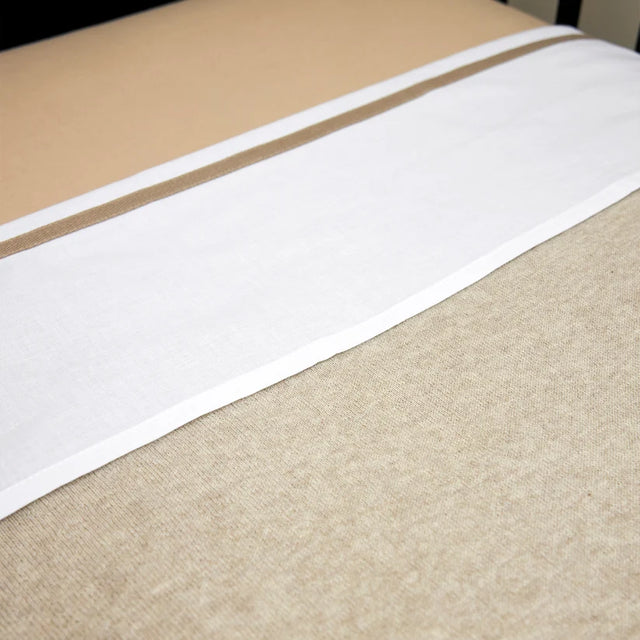 Meyco Baby megztas medvilninis pledas Knit Basic, Sand Melange, 75 x 100 cm (Copy)