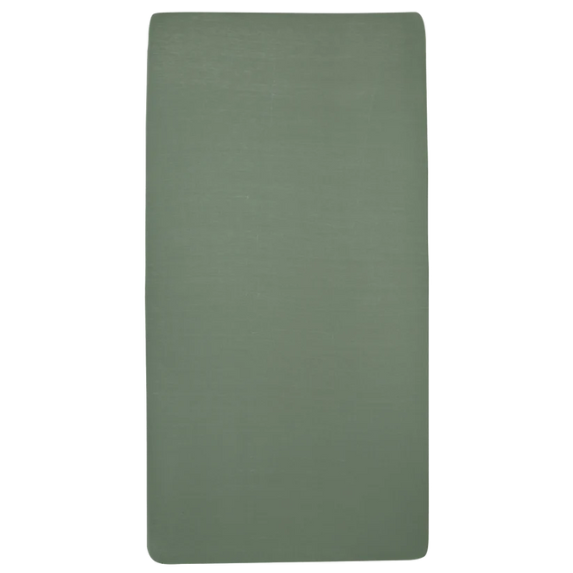 Meyco Baby medvilninė jersey paklodė su guma 60 × 120 cm, Forest Green