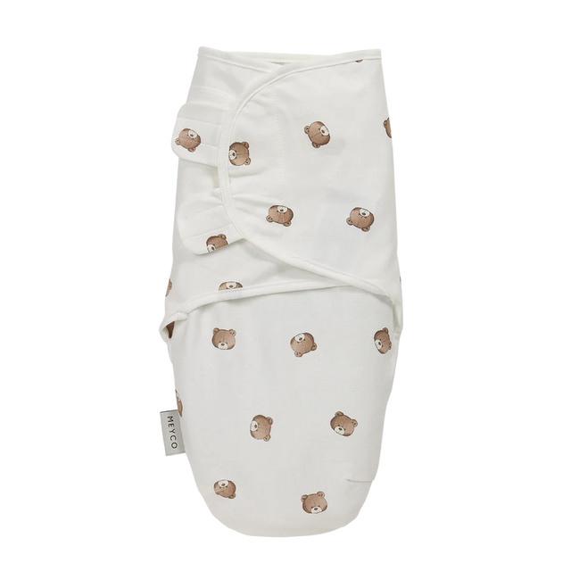 Meyco Baby kūdikio vystymo miegmaišis 0–3 mėn., Bear Multicolour – TOG 1.0