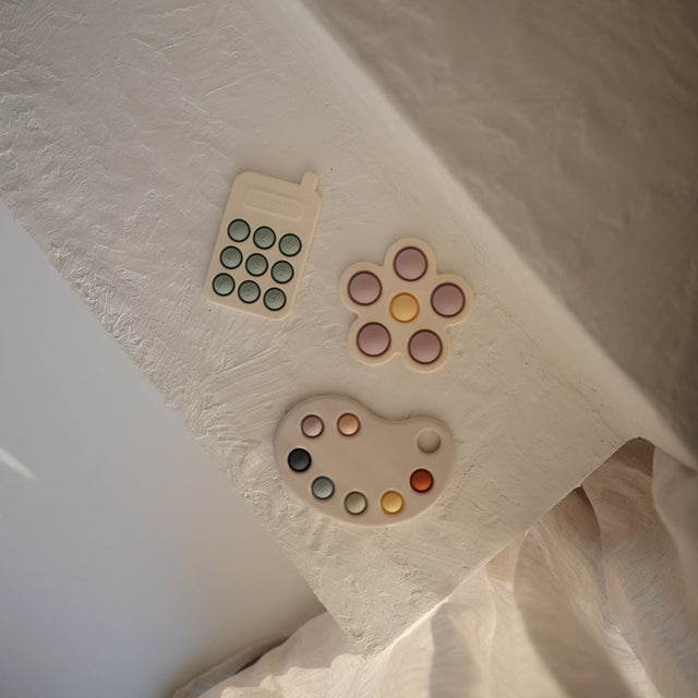 Mushie pop it rotaļlieta Paint Palette Multi