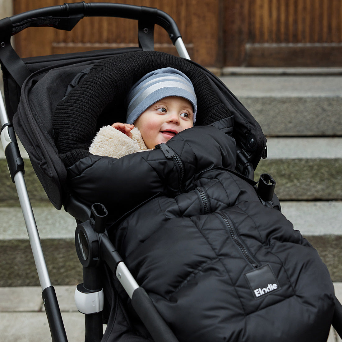 Elodie Details žieminis vokelis kūdikiui Pilot Black