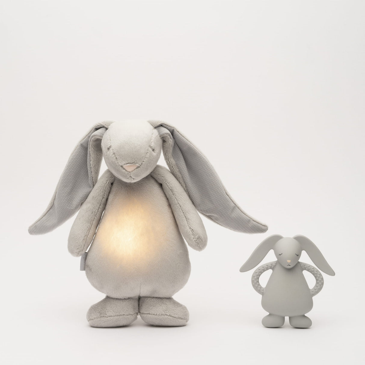 Moonie natūralaus kaučiuko kramtukas Bunny - Silver