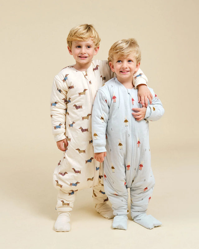 Molis&Co pižama - miegmaišis su rankovėmis, kojytėmis ir atverčiamomis kojinėmis TOG 2.5 Sleepy Bunnies
