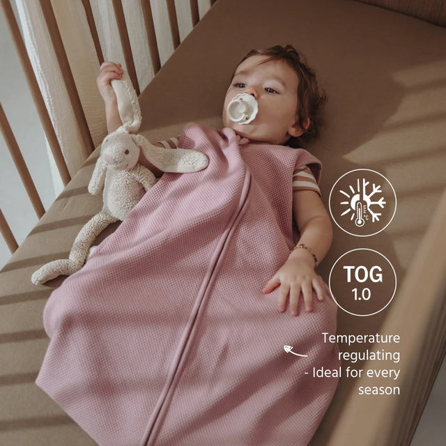 Meyco Baby Studio kūdikio miegmaišis Purple Pink, TOG 1.0