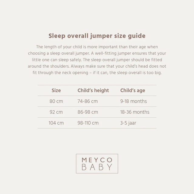Meyco Baby Studio kūdikio miegmaišis su kojytėmis Classic Sand, TOG 1.0