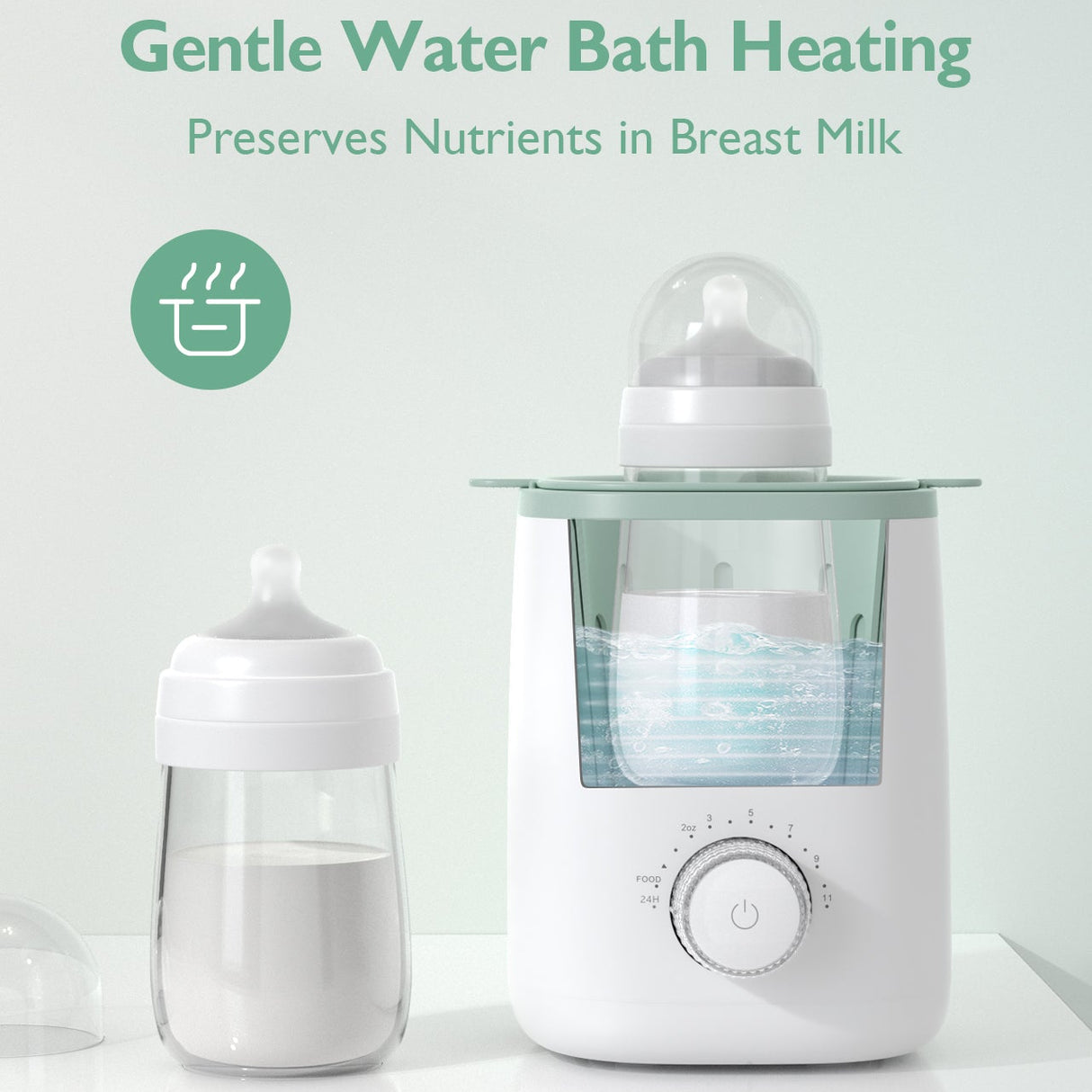 Baby Brezza Safe un Smart viedais pudeļu sildītājs