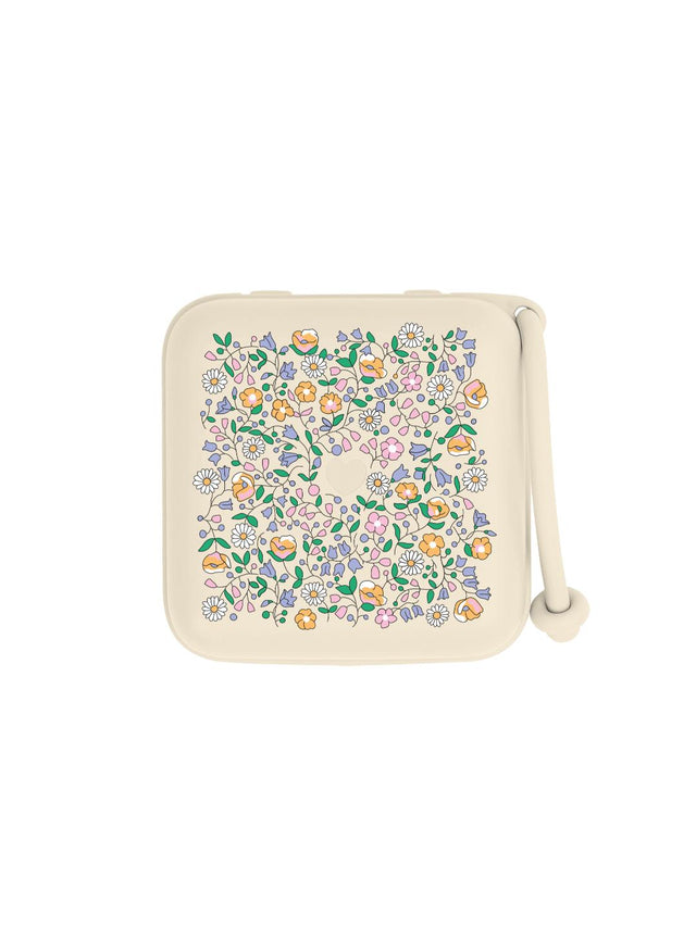 BIBS x Liberty čiulptuko dėklas - užkandžių dėžutė Chloe Meadow Ivory