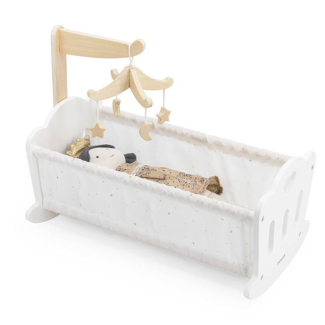 PolarB medinė lėlių lovytė