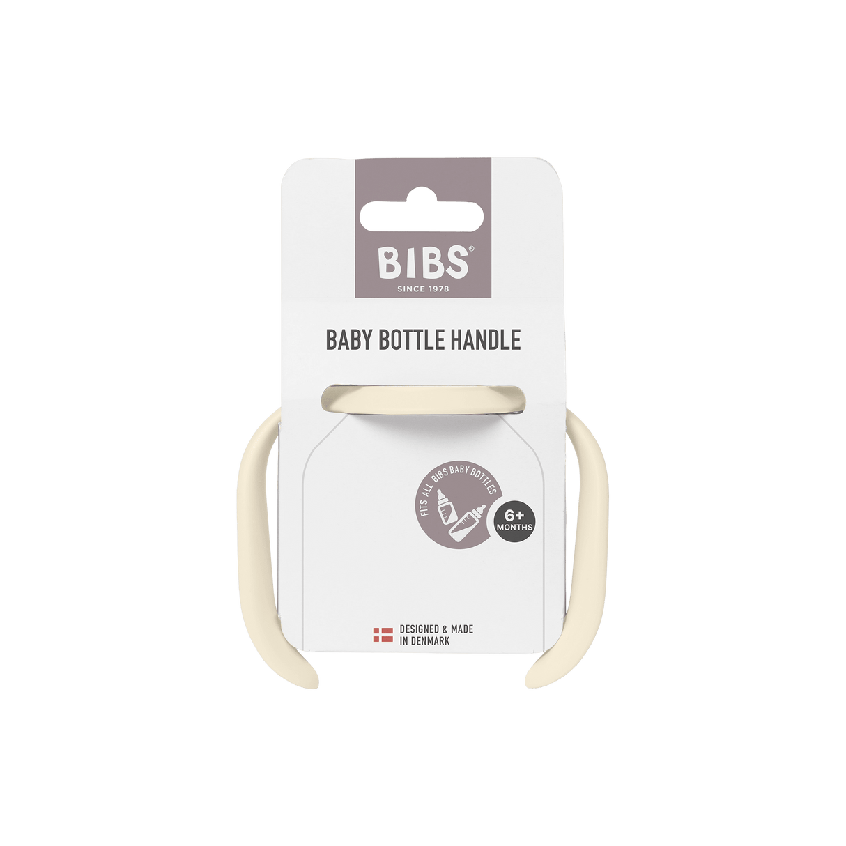 BIBS buteliuko rankenėlė (Ivory)