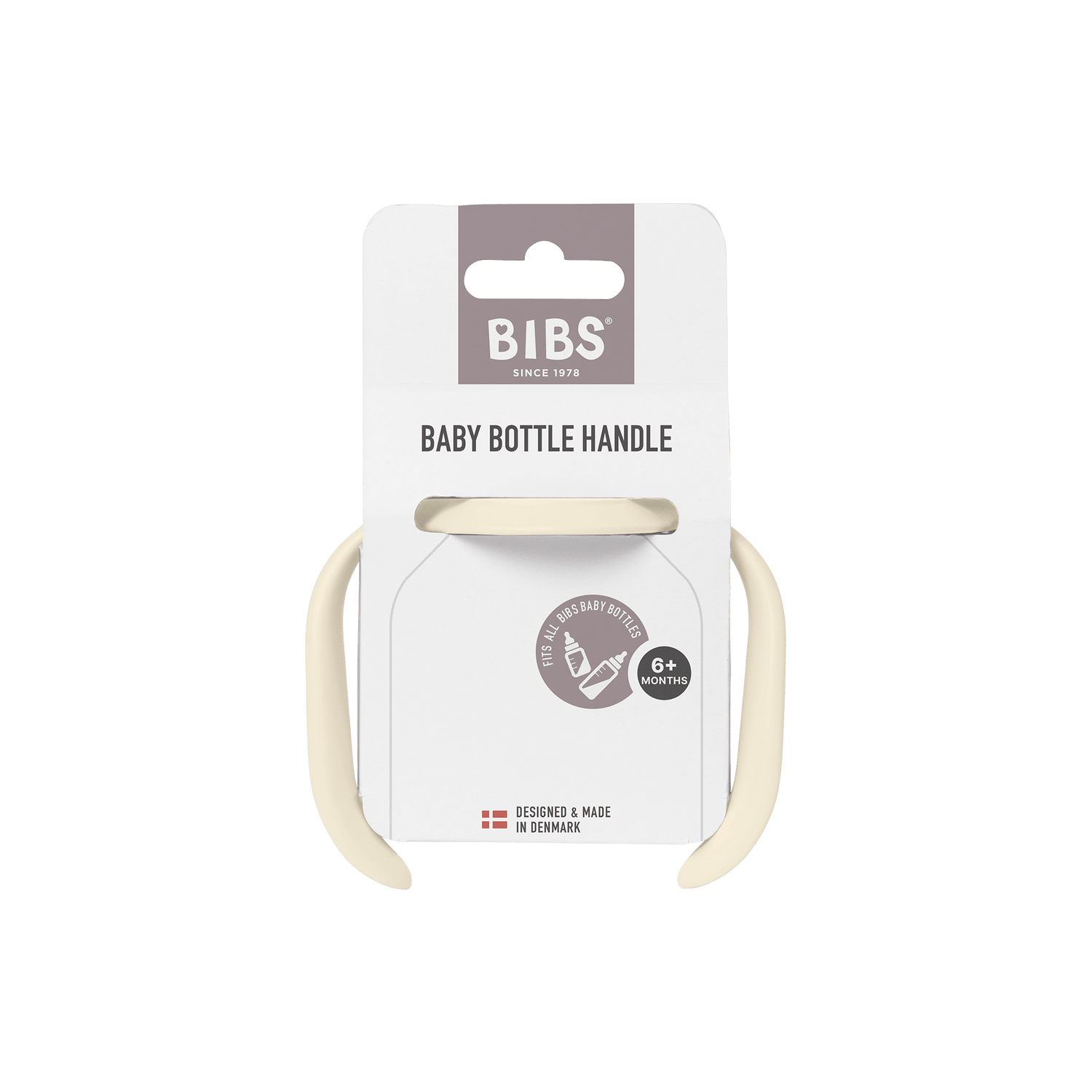 BIBS buteliuko rankenėlė (Ivory)