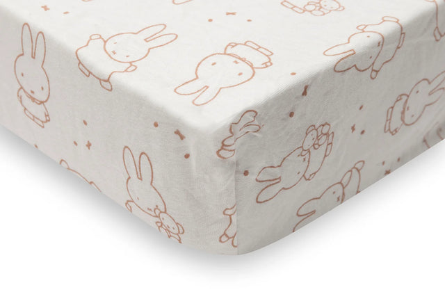 Jollein jersey paklodė su guma Miffy Moments - Light Terra