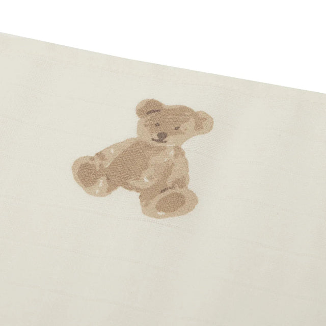 Jollein muslino vystyklai Teddy Bear 70x70 cm, 3 vnt.