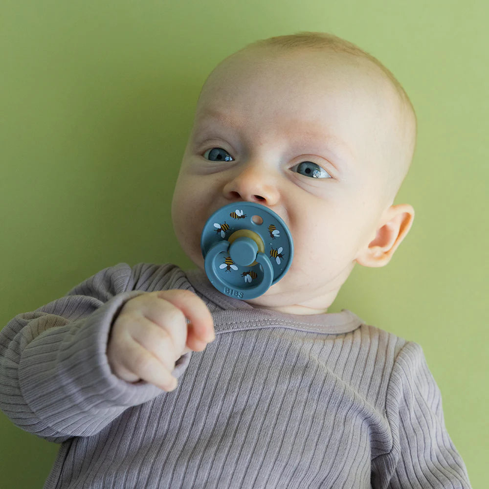 BIBS čiulptukų rinkinys 2 dydis (6 - 18 mėn.) Bumblebee Breeze Mix