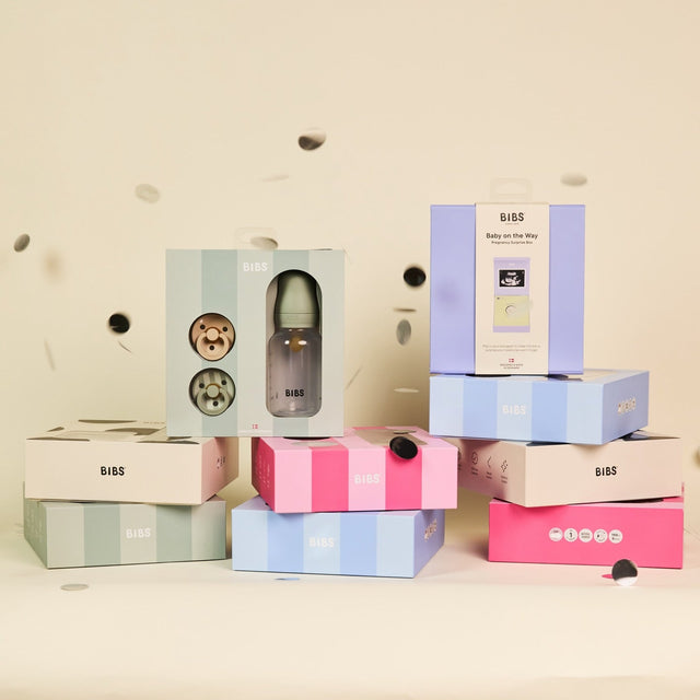 BIBS dovanų rinkinys kūdikiui Baby Sprinkle Gift Set Blush