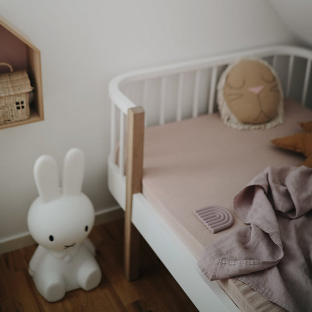 Mushie muslino paklodė iš organinės medvilnės Blush