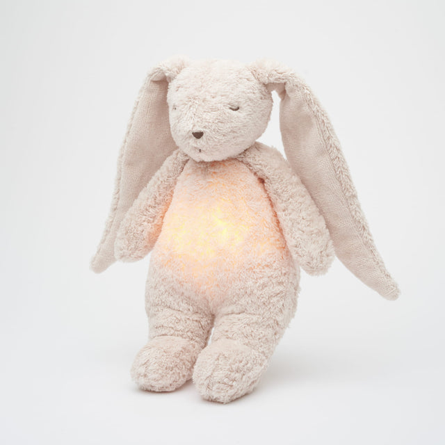 Moonie 2.0 migdukas Organic Humming Bunny - Rose su garso įrašymo funkcija