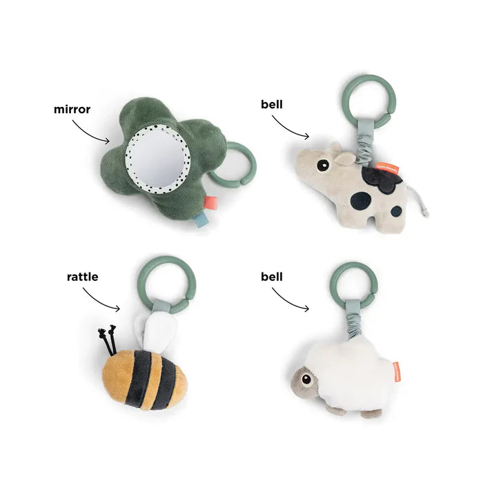 Done by Deer lavinamasis kilimėlis Tiny farm green