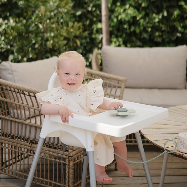 Mushie prilimpantis sukamasis žaislas (spinner) Lucky