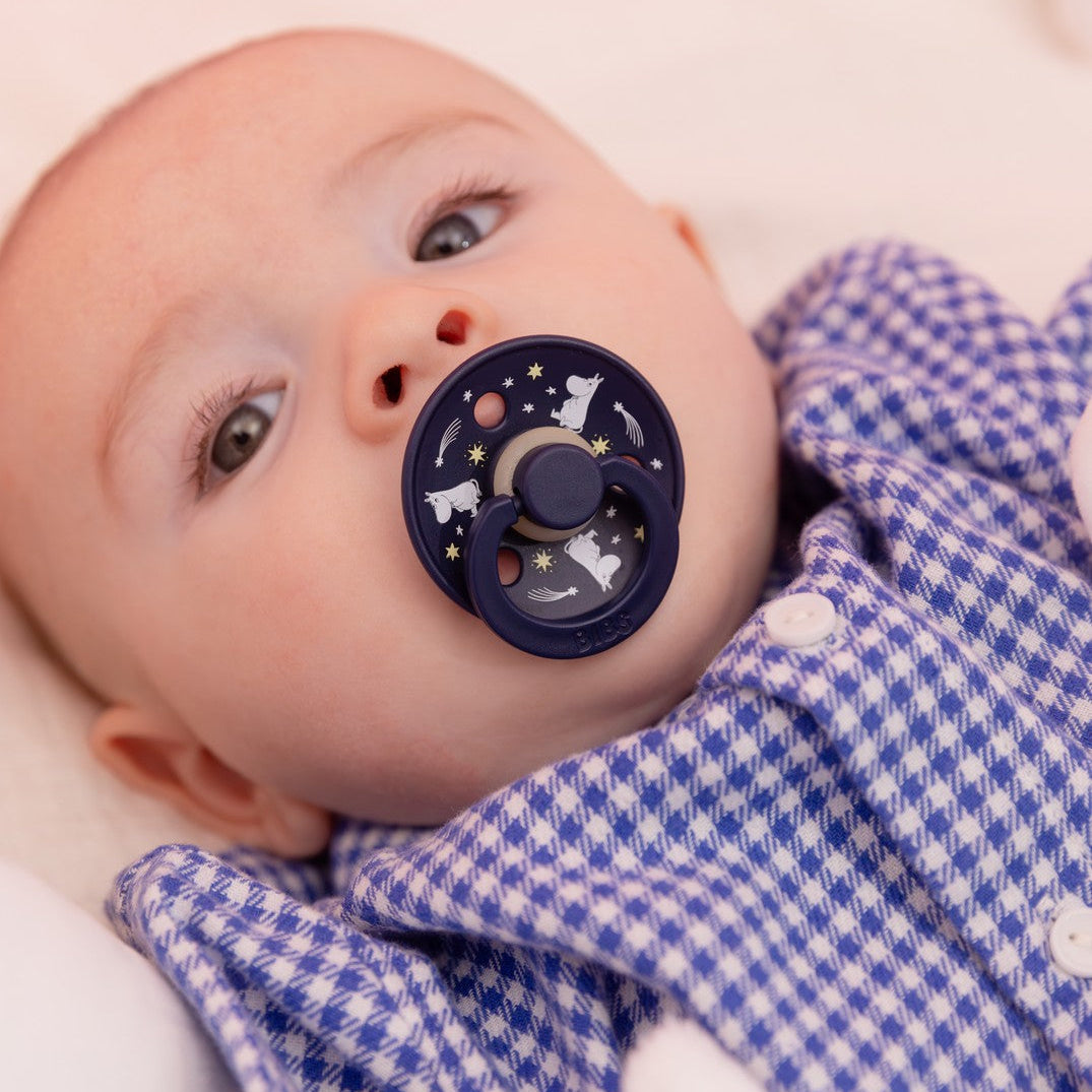 BIBS x MOOMIN čiulptukų rinkinys 2 dydis (6 - 18 mėn.) Good night breeze mix