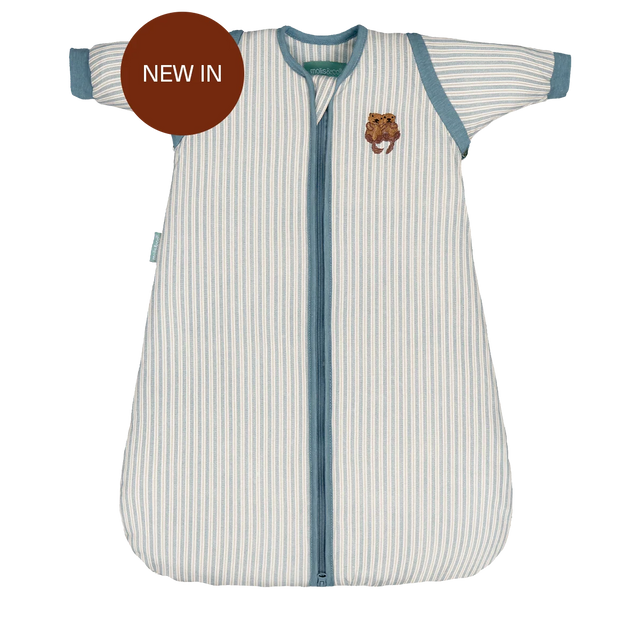 Molis&Co kūdikio miegmaišis su nusegamomis rankovėmis TOG 2.5 Blue Stripes