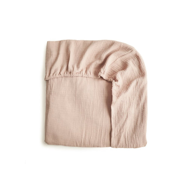 Mushie muslino paklodė iš organinės medvilnės Blush