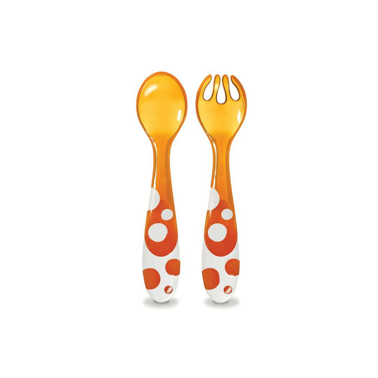 Munchkin plastikinių įrankių rinkinys savarankiškam valgymui (šaukštelis ir šakutė)