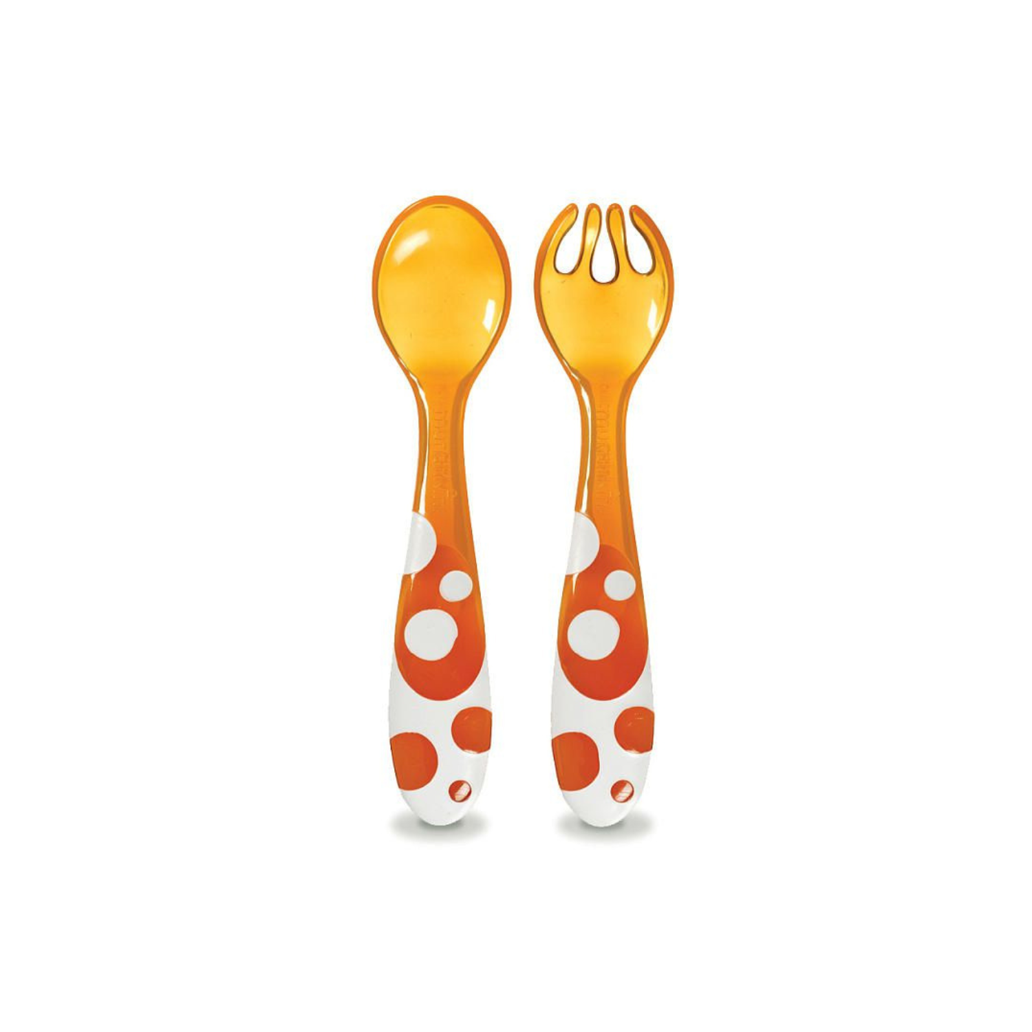 Munchkin plastikinių įrankių rinkinys savarankiškam valgymui (šaukštelis ir šakutė)