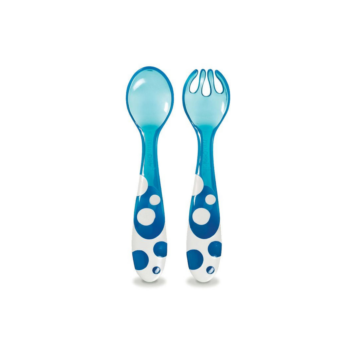 Munchkin plastikinių įrankių rinkinys savarankiškam valgymui (šaukštelis ir šakutė)