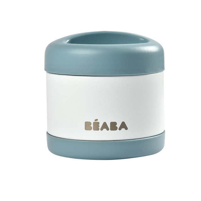 BEABA Thermo maisto indelis 500 ml Baltic Blue/White