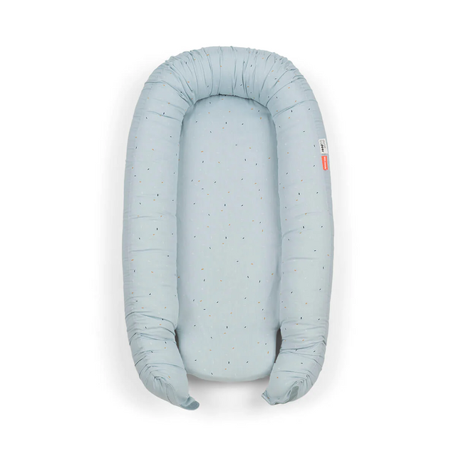 Izgatavoja Brieža mazuļa ligzda (jaundzimušā gulta) Mājīga ligzda Konfeti zila