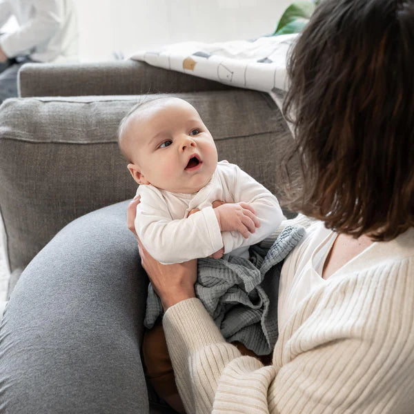 Doomoo Buddy barošanas un grūtniecības spilvens Chine Anthracite