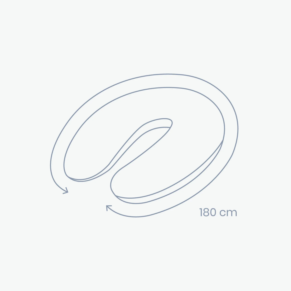 Doomoo Buddy barošanas un grūtniecības spilvens Tetra Jersey Blue