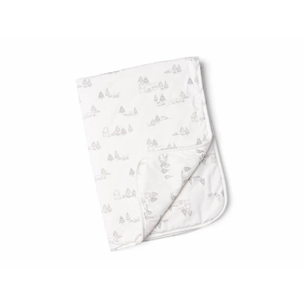 Doomoo Dream pledas - antklodė Bear Family Grey