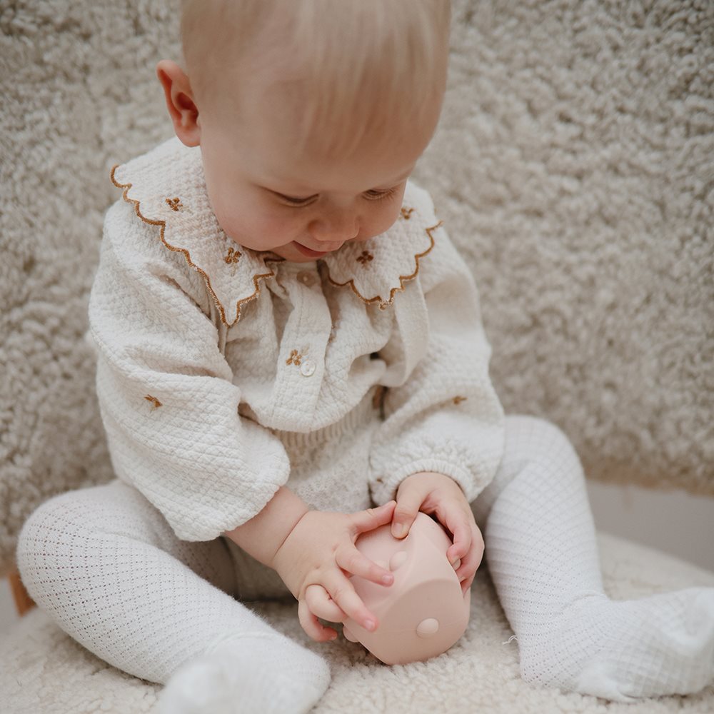 Mushie pop it žaislas kauliukai Blue/Shifting Sands (2 vnt.)