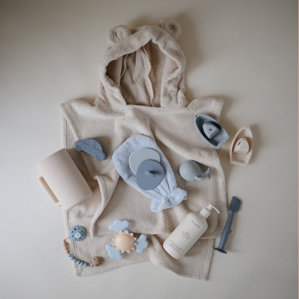 Mushie pončas - rankšluostis su gobtuvu Bear Fog