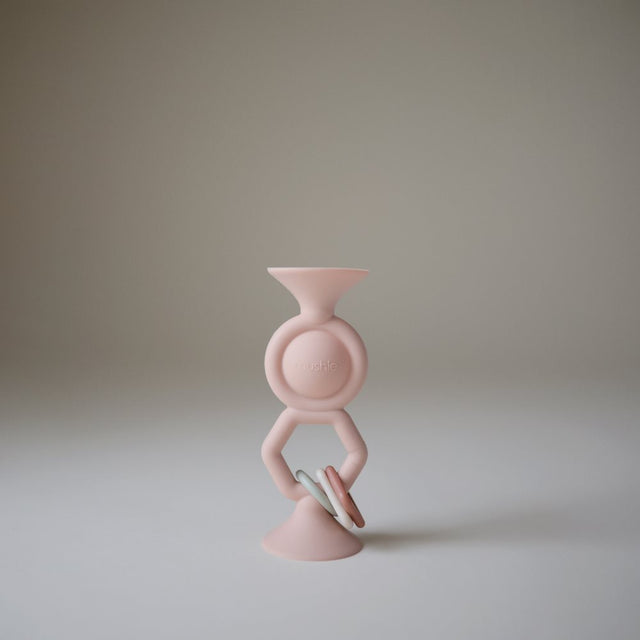 Mushie izglītojošo rotaļlietu krūzes tornis — retro krāsas (retro)