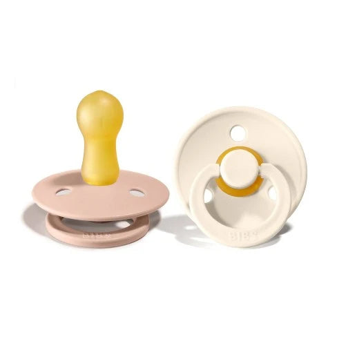 BIBS čiulptukų rinkinys 3 dydis (18 mėn. +) Ivory / Blush