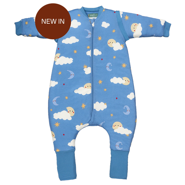 Molis&Co pižama - miegmaišis su rankovėmis, kojytėmis ir atverčiamomis kojinėmis TOG 1 Good night