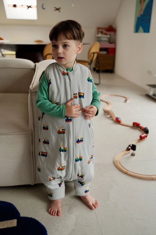 Molis&Co pižama - miegmaišis su kojytėmis TOG 2.5 Tiny Trains