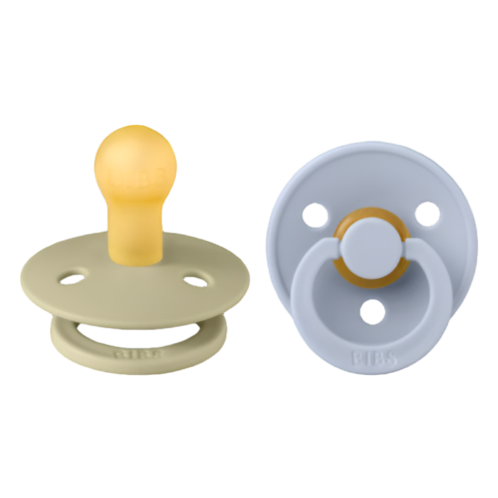 BIBS čiulptukų rinkinys 1 dydis (0 - 6 mėn.) Khaki / Dusty blue