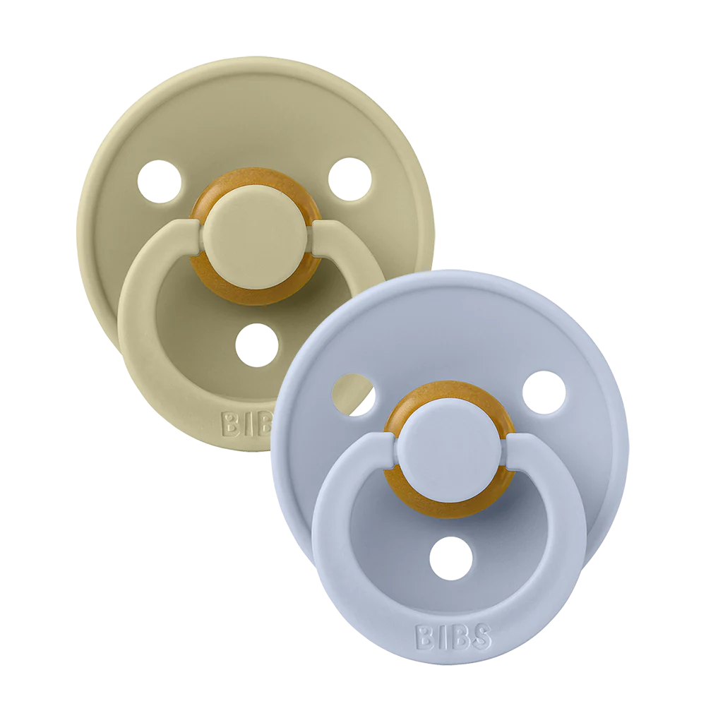 BIBS čiulptukų rinkinys 1 dydis (0 - 6 mėn.) Khaki / Dusty blue