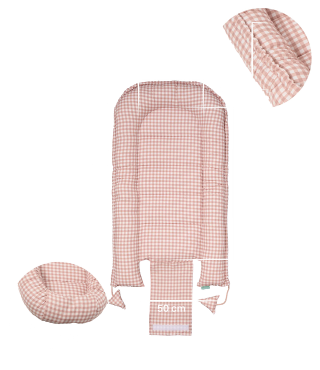 Molis&Co kūdikio lizdelis Dusty Rose