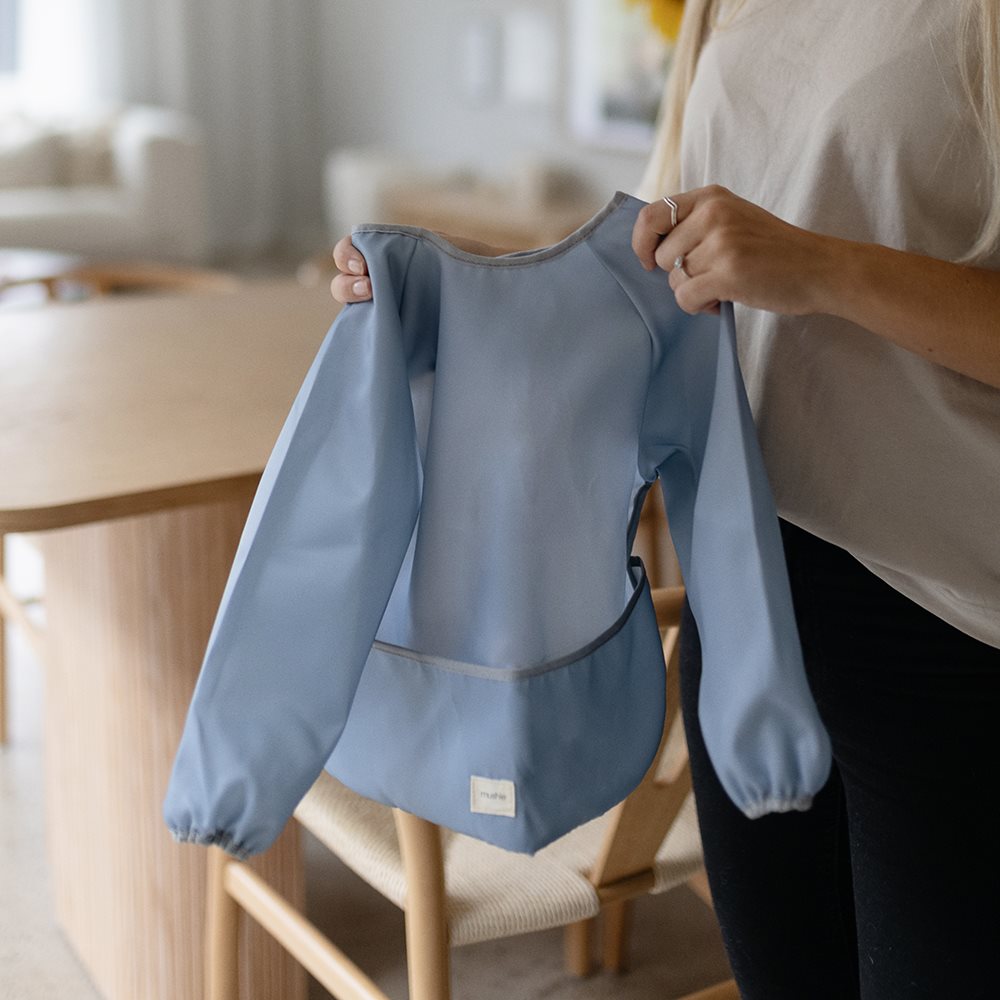 Mushie seilinukas su rankovėmis Olive Check