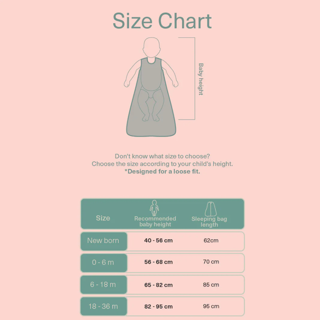 Molis&Co kūdikio miegmaišis su nusegamomis rankovėmis TOG 1 Good night