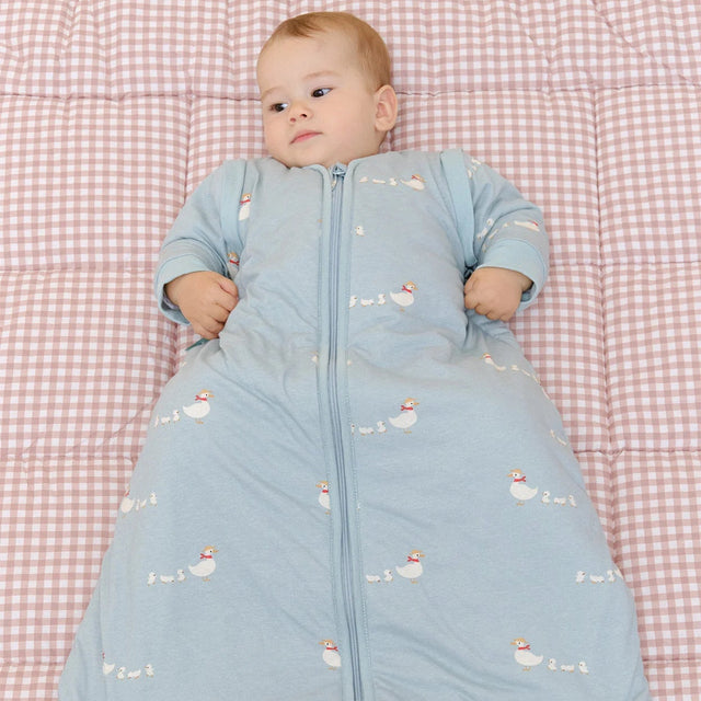 Molis&Co kūdikio miegmaišis su nusegamomis rankovėmis TOG 2.5 Duck Family