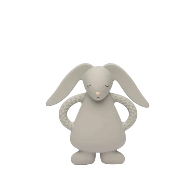 Moonie natūralaus kaučiuko kramtukas Bunny - Silver