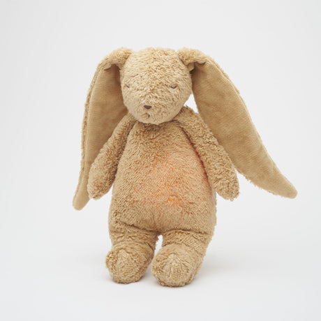 Moonie 2.0 migdukas Organic Humming Bunny - Cappuchino su garso įrašymo funkcija